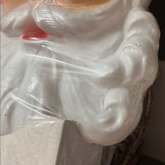 NEW OLD STOCK VINTAGE UNION BLOW MOLD SANTA CLAUS FACE 21 IN. ORIG. PACKAGING - Picture 6 of 16